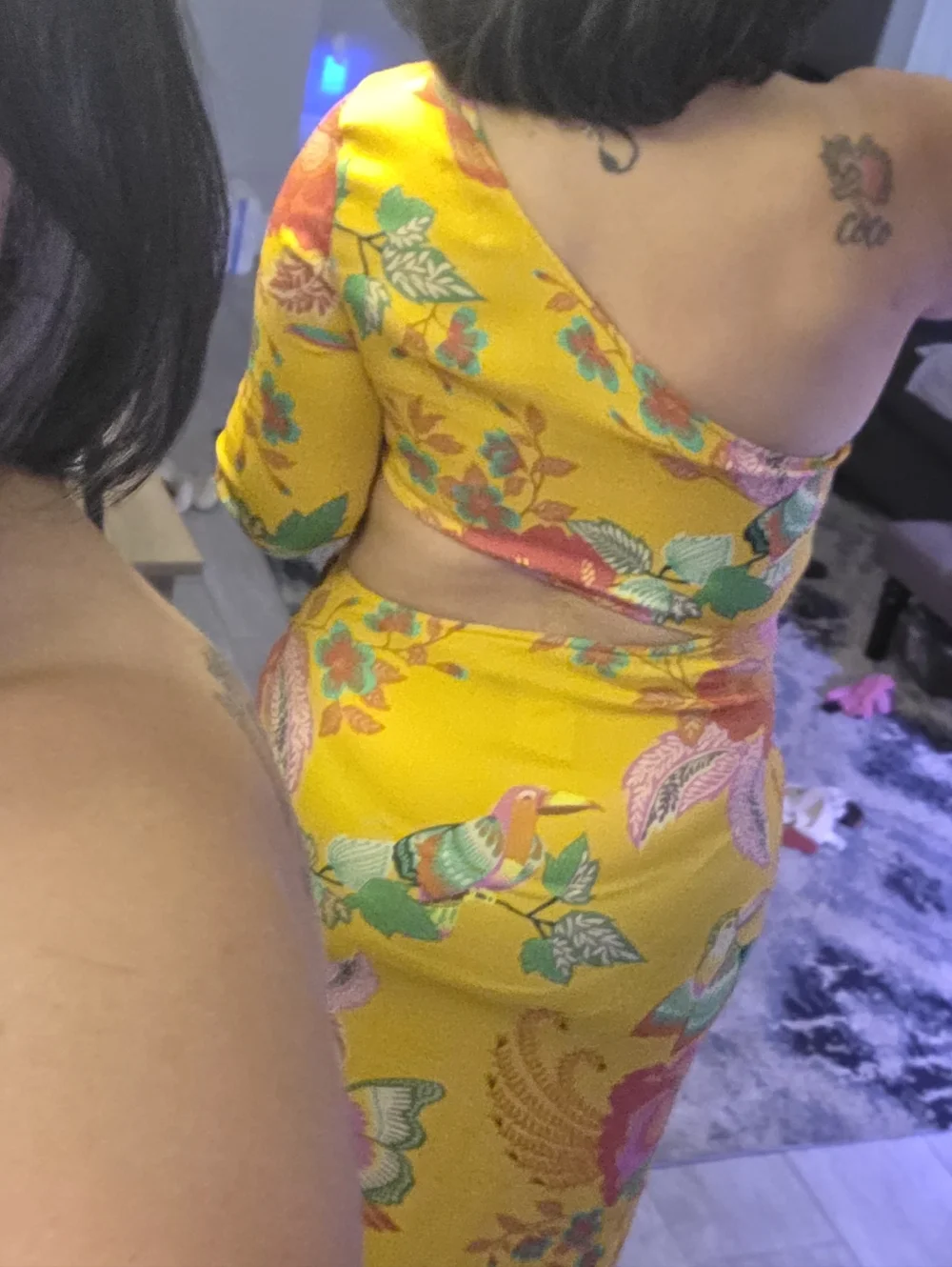 Farm Rio One-Shoulder Maxi Dress - Picture 2 of 7